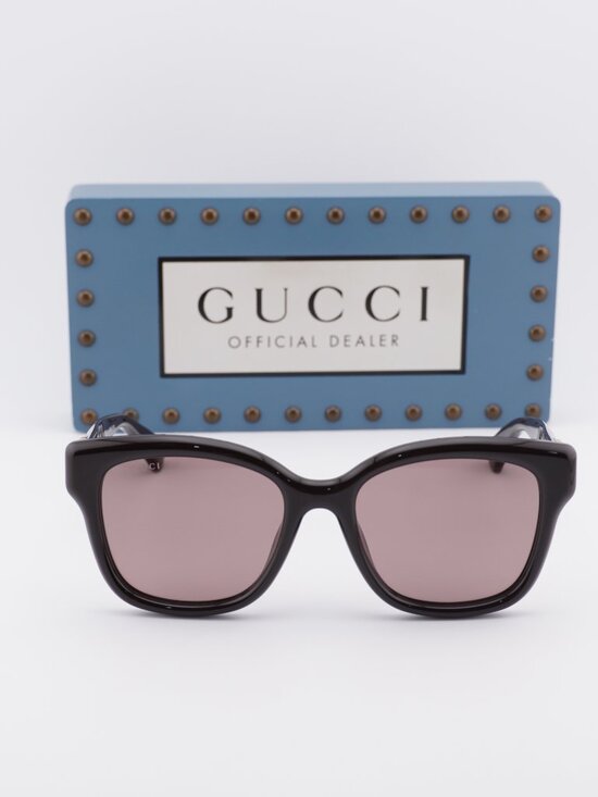 Gucci GG1830SK 004 Square Sunglasses - Brown\\Violet main image 8